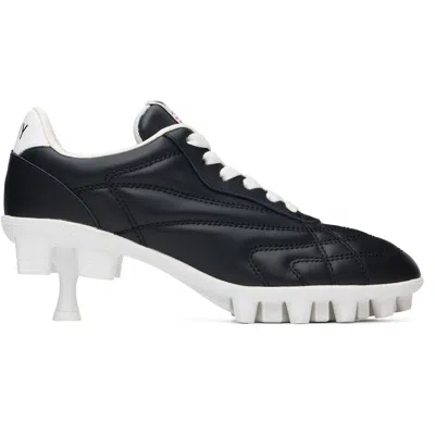 Miharayasuhiro Black Spike Sole Sneaker Heels