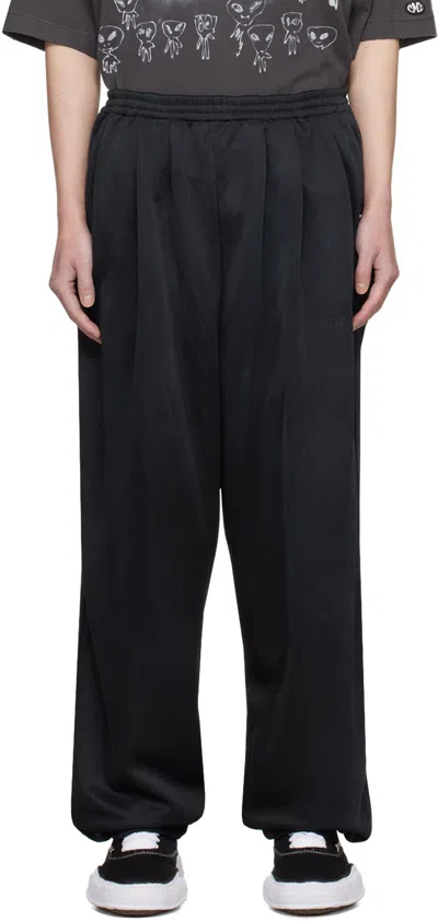 Miharayasuhiro Black Wide Back Sweatpants