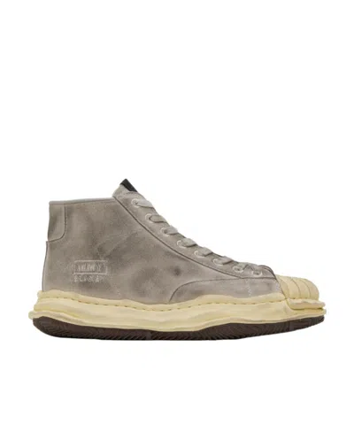 Miharayasuhiro Blakey High-top Sneakers In Nude