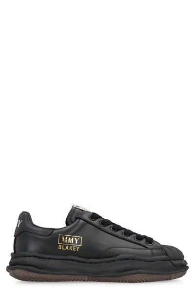 MIHARAYASUHIRO BLAKEY LEATHER LOW-TOP SNEAKERS