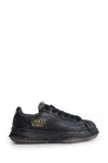 Miharayasuhiro Maison Mihara Yasuhiro Blakey Leather Low-top Sneakers In Black