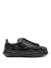 Miharayasuhiro Maison Mihara Yasuhiro Blakey Leather Low-top Sneakers In Negro