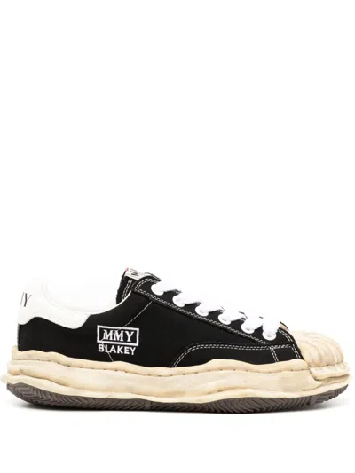 Miharayasuhiro Maison Mihara Yasuhiro Blakey Og Sole Puffer Canvas Sneaker In Black