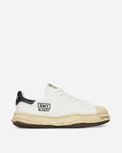 Miharayasuhiro Blakey Og Dyed Sole Canvas Low Sneakers In White
