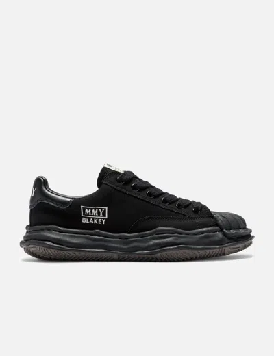 Miharayasuhiro Blakey Og Sole Canvas Low-top Sneaker In Black