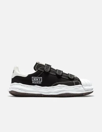Miharayasuhiro Blakey Og Sole Canvas Low-top Sneakers In Black