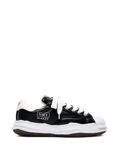 Miharayasuhiro Blakey Og Sole Padded Pu Low-top Sneakers In Black