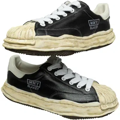 Miharayasuhiro Blakey Og Sole Silicon Coating Trainers In Black