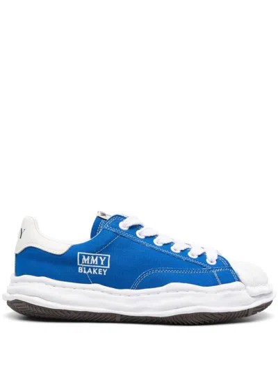 Miharayasuhiro Maison Mihara Yasuhiro Electric Blue Canvas Blakey Low-top Sneakers Men