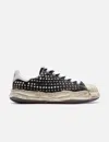 Miharayasuhiro Blakey Og Sole Studded Canvas Low-top Sneaker In Black