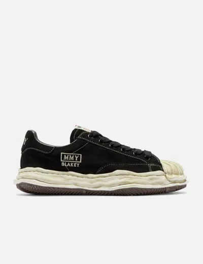 Miharayasuhiro Blakey Og Sole Suede Low-top Sneaker In Black