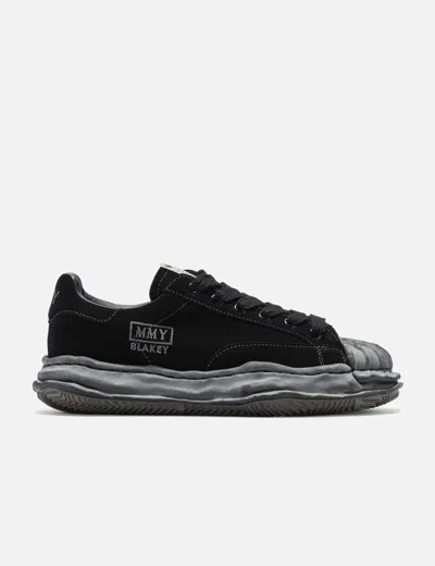 Miharayasuhiro Blakey Og Sole Suede Low-top Sneaker In Black