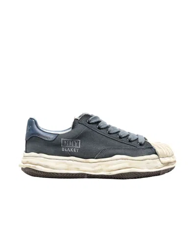 Miharayasuhiro Blakey Original Sole Canvas Sneakers In Black