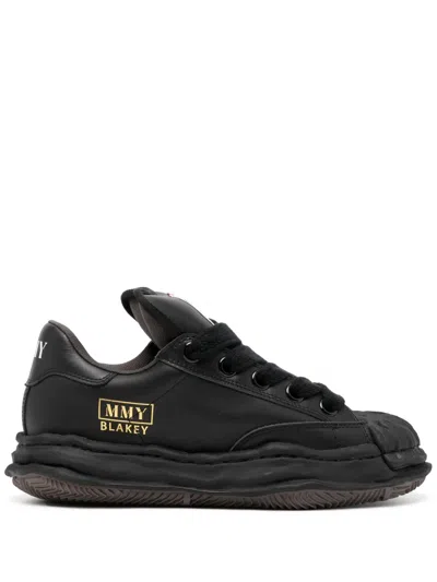 Miharayasuhiro Blakey Original Sole Chunky Sneakers In Black