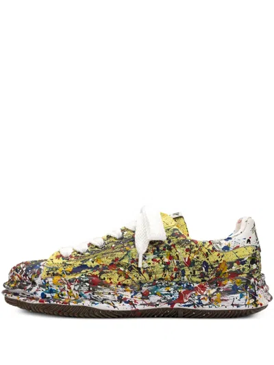 Miharayasuhiro Blakey Paint-splatter Sneakers In Multi