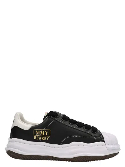 Miharayasuhiro Maison Mihara Yasuhiro Blakey Og Sole Leather Low-top Sneaker 'white Black'