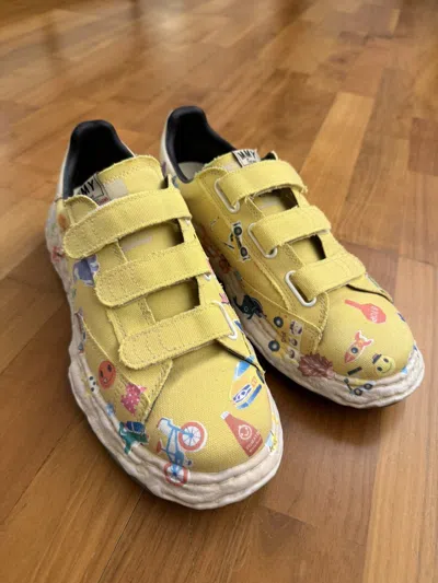 Pre-owned Miharayasuhiro Blakey Sneakers In Yellow