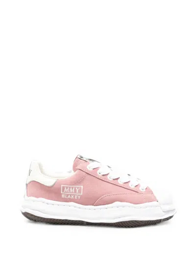 Miharayasuhiro Blakey Suede Sneakers In Pink