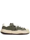 Miharayasuhiro Blakey Torn-film Low-top Sneaker In Green