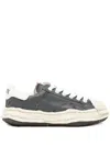 Miharayasuhiro Blakey Torn-film Low-top Sneakers In Gray