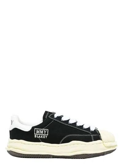 MIHARAYASUHIRO BLAKEY VINTAGE COLOR ORIGINAL SOLE LEATHER LOW-TOP SNEAKERS