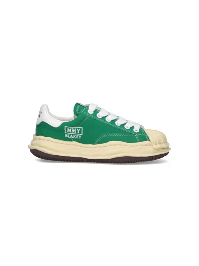 Miharayasuhiro Maison Mihara Yasuhiro Blakey Vl Og Sole Canvas Low-top Sneaker 'green'