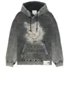 Miharayasuhiro Maison Mihara Yasuhiro Washed Black Sweatshirt With Distressed Effect