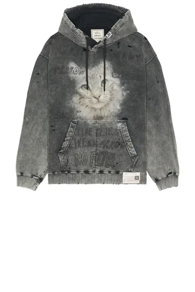 MIHARAYASUHIRO BLEACHED HOODIE