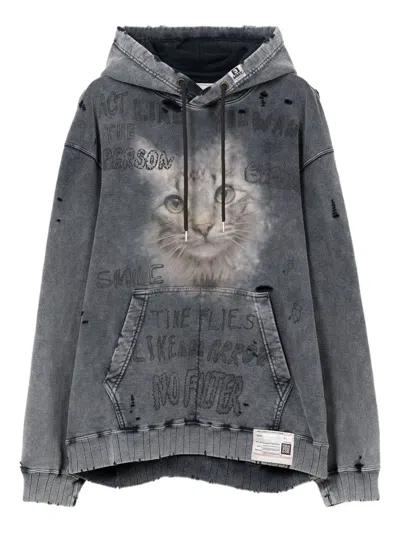 Miharayasuhiro Bleached Hoodie Sweatshirt