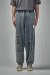 Miharayasuhiro Distressed Trousers In Blue