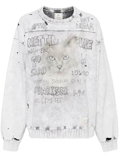 MIHARAYASUHIRO BLEACHED PULLOVER