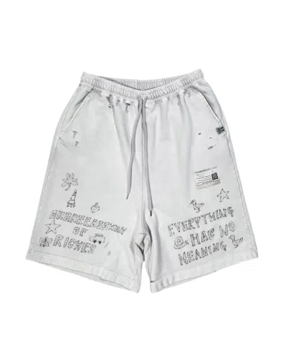 Miharayasuhiro Bleached Shorts In Pink