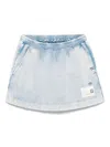Miharayasuhiro Bleached Skorts In Blue