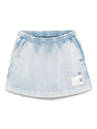 Miharayasuhiro Bleached Skorts In Blue