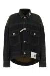 Miharayasuhiro Maison Mihara Yasuhiro Long-sleeved Denim Jacket In Black