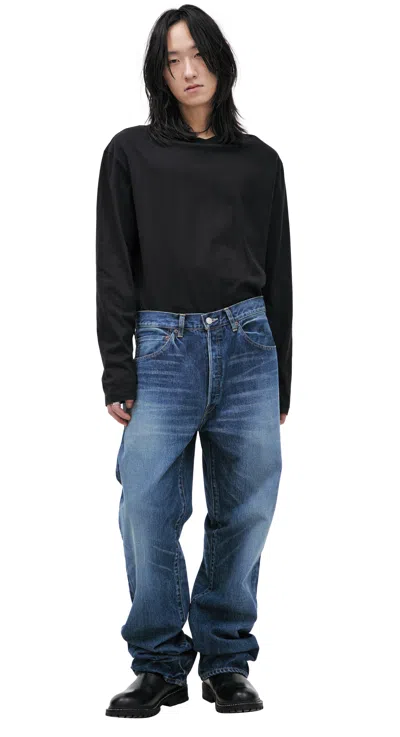 Miharayasuhiro Blue Jeans With Scuffs