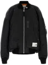 Miharayasuhiro Maison Mihara Yasuhiro Black Nylon Bomber Jacket In Black