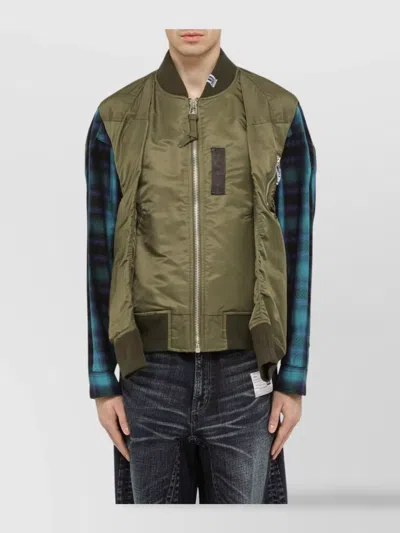 Miharayasuhiro Bomber Jacket With Hollowed Out Design