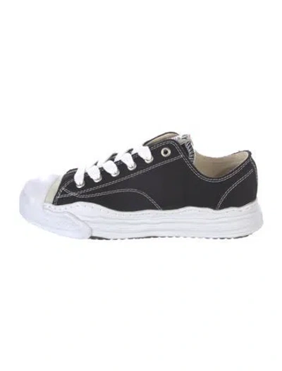 Pre-owned Miharayasuhiro Canvas Sneakers In Black