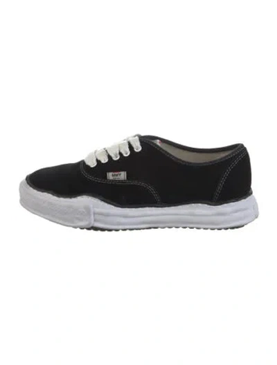 Pre-owned Miharayasuhiro Canvas Sneakers In Black