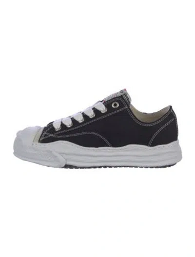 Pre-owned Miharayasuhiro Canvas Sneakers In Black