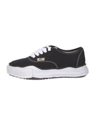Pre-owned Miharayasuhiro Canvas Sneakers In Black