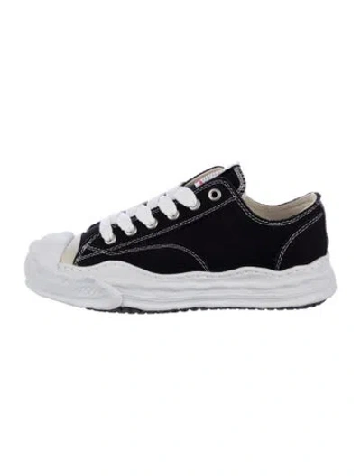 Pre-owned Miharayasuhiro Canvas Sneakers In Black
