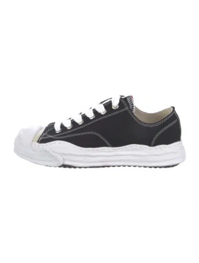 Pre-owned Miharayasuhiro Canvas Sneakers In Black