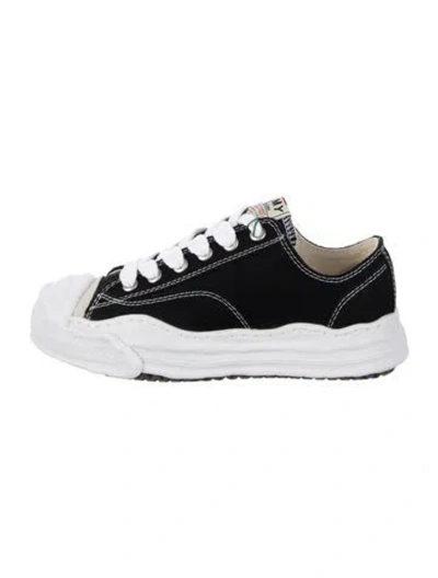 Pre-owned Miharayasuhiro Canvas Sneakers In Black