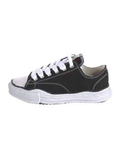 Pre-owned Miharayasuhiro Canvas Sneakers In Black