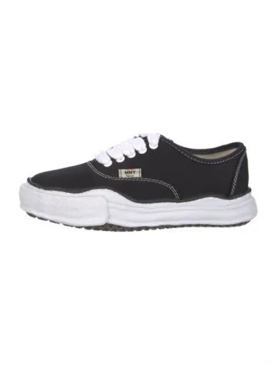 Pre-owned Miharayasuhiro Canvas Sneakers In Black/white