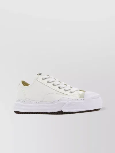 Miharayasuhiro Hank Original Sole Canvas Low Trainers In White