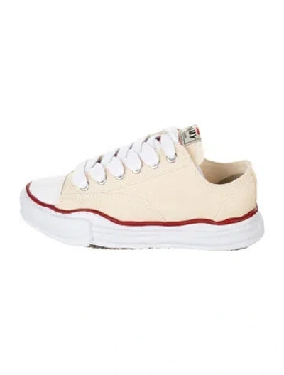 Pre-owned Miharayasuhiro Canvas Sneakers In Neutrals