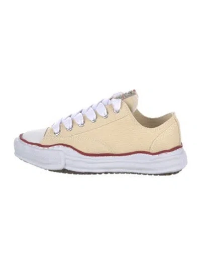 Pre-owned Miharayasuhiro Canvas Sneakers In Neutrals